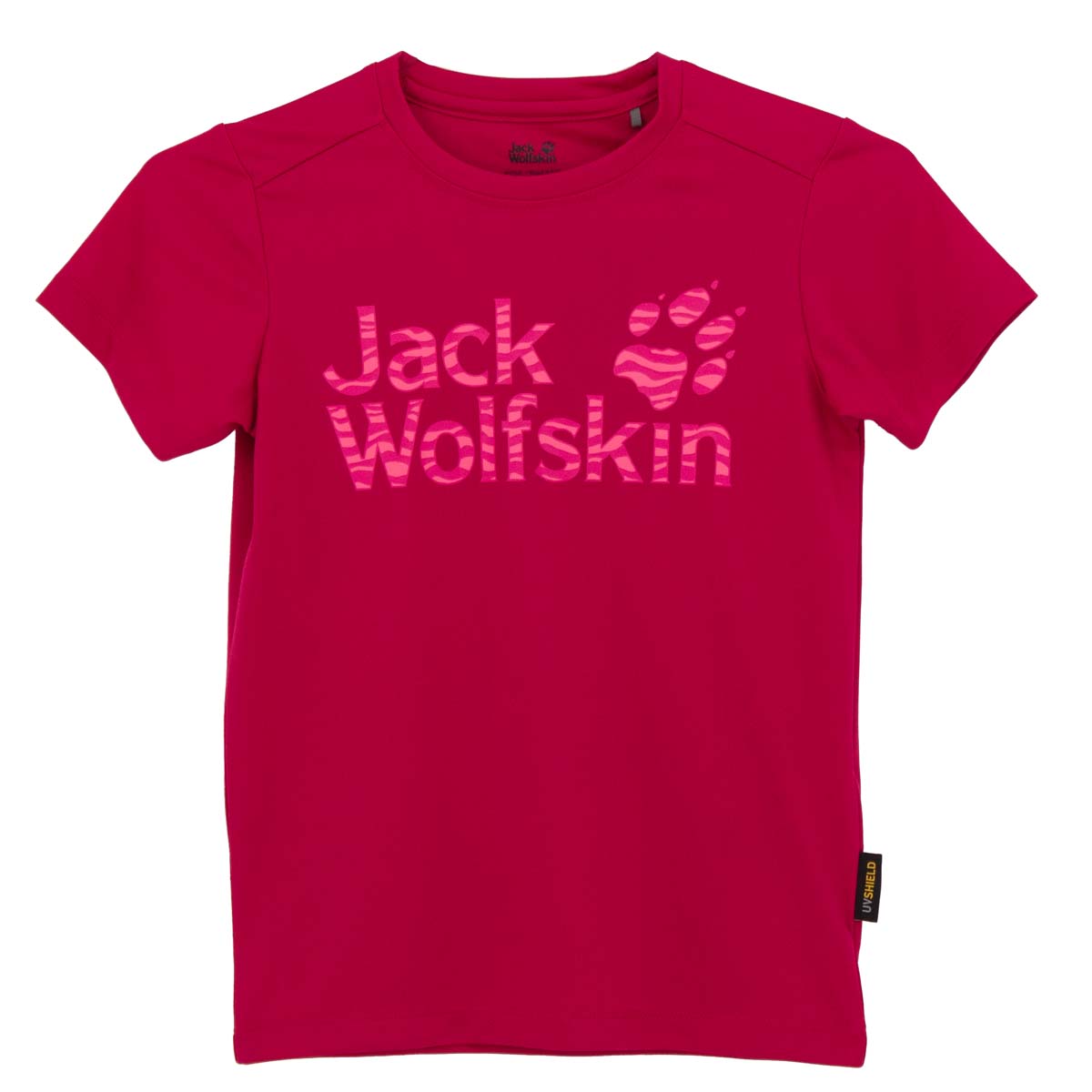 Jack Wolfskin Jungle Tee Dschungel T-Shirt UV-Shirt Kinder Pink 1607441-2081