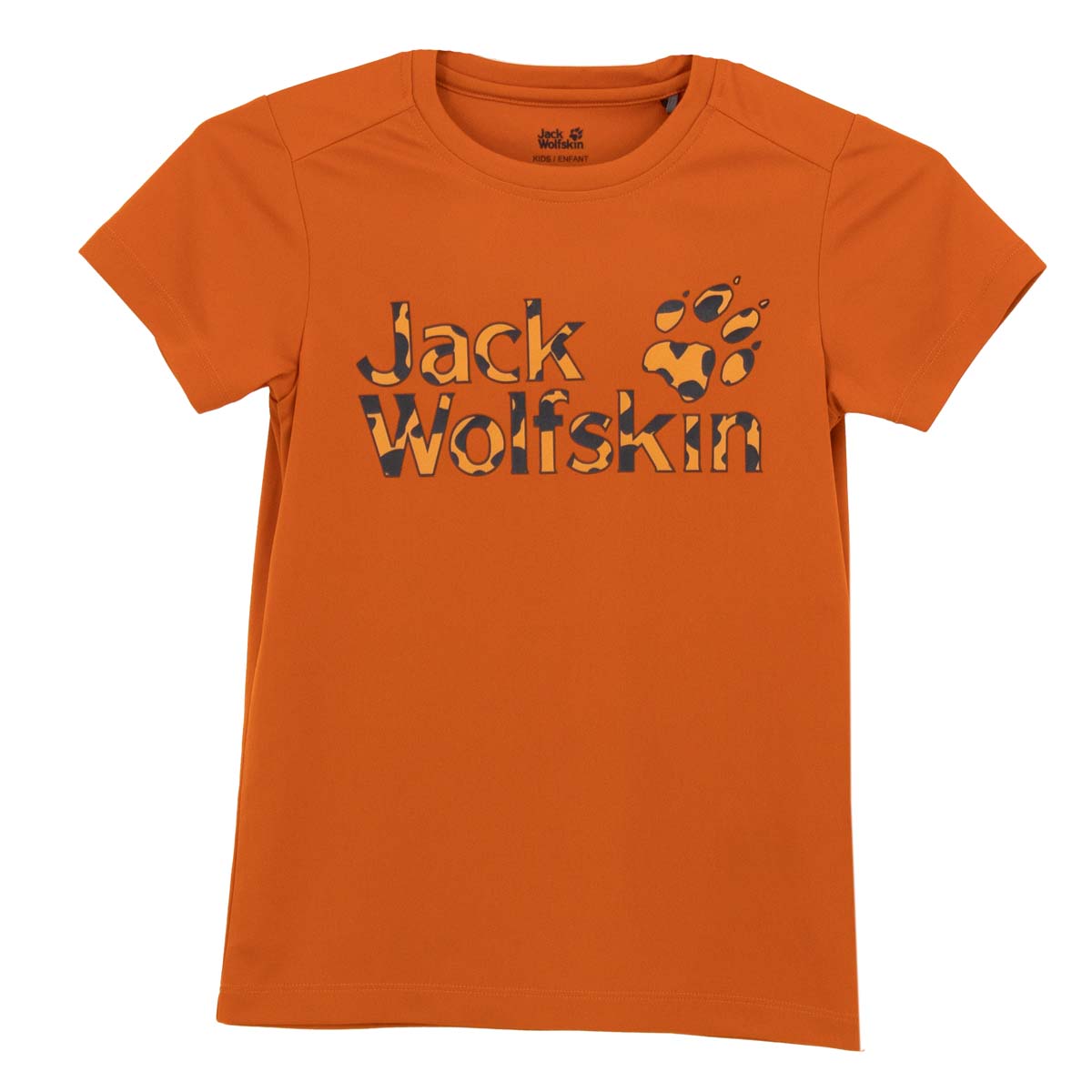 Jack Wolfskin Jungle Tee Dschungel T-Shirt UV-Shirt Kinder Orange 1607441-3062