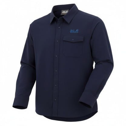 Jack Wolfskin Treasure Hunter Kinder Longsleeve Shirt Hemd 1608361-1010 – Bild 1