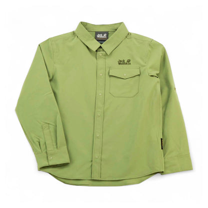 Jack Wolfskin Treasure Hunter Kinder Longsleeve Shirt Hemd Funktionsshirt