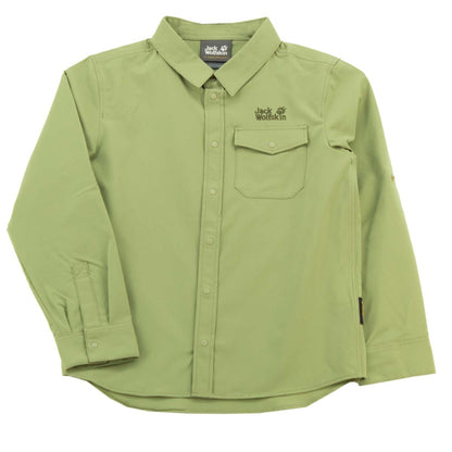 Jack Wolfskin Treasure Hunter Kinder langarm Shirt Hemd Funktionsshirt