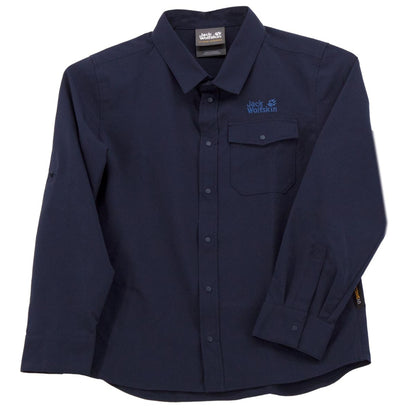 Jack Wolfskin Treasure Hunter Kinder langarm Shirt Hemd Funktion 1608361-1010
