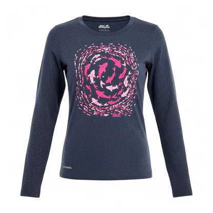 Jack Wolfskin Ocean Longsleeve Shirt Kinder recycelt