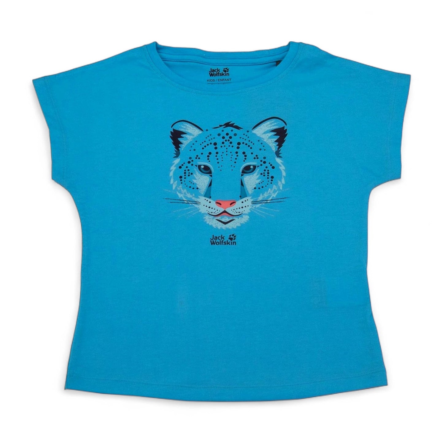 Jack Wolfskin Leopard Tee Girls Kinder T-Shirt Baumwolle Mädchen