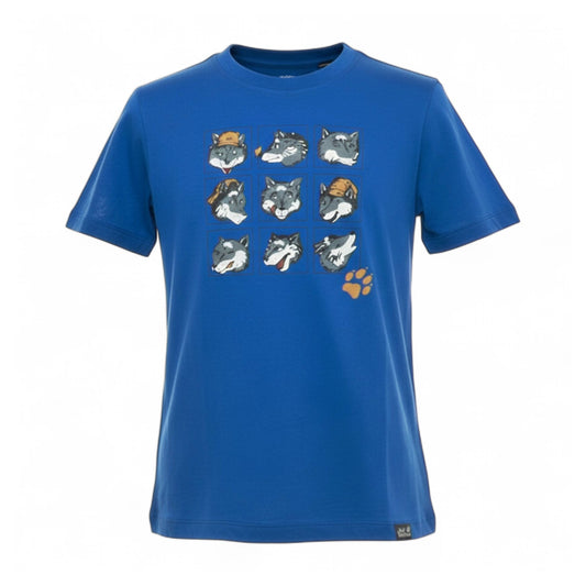 Jack Wolfskin Many Wolve Tee Kinder T-Shirt kurzarm Shirt Baumwolle