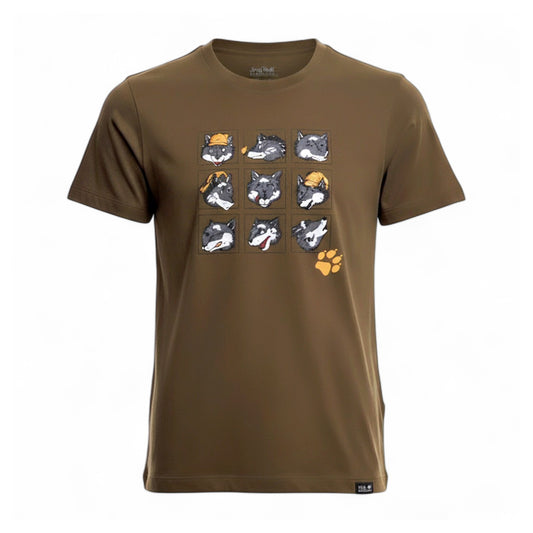 Jack Wolfskin Many WolvesTee Kinder T-Shirt kurzarm Shirt Baumwolle
