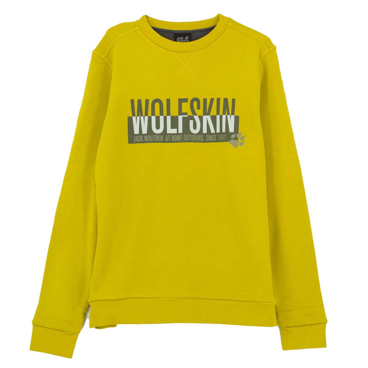 Jack Wolfskin Slogan Pullover Baumwolle Herren Dealers – 1707391-3004 Brand Arena - BDA24 Sweatshirt e.K