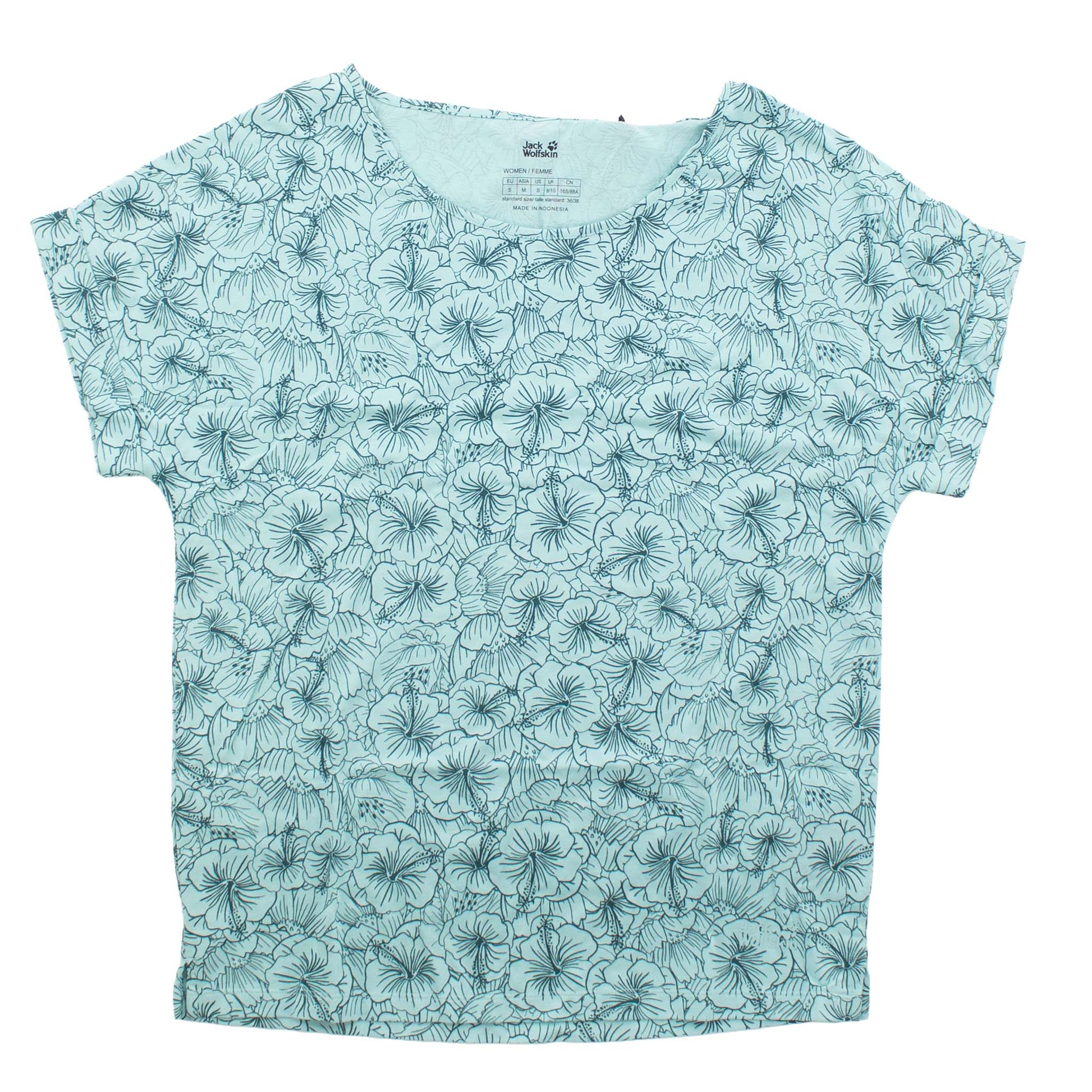 Jack Wolfskin Hibiscus Flower T W  1806371-7757