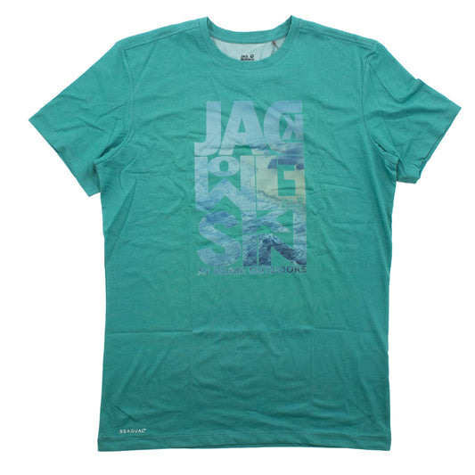 Jack Wolfskin Edo Ocean Tee Herren kurzarm Shirt