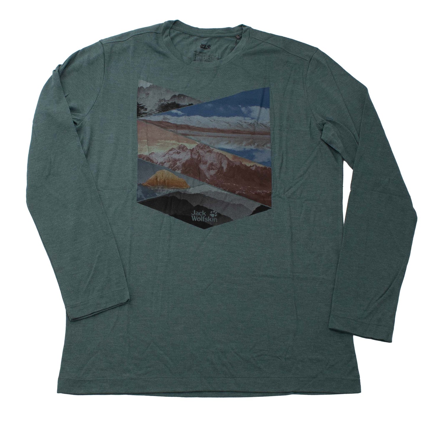 Jack Wolfskin Print Longsleeve Shirt Herren Sportshirt Berg Wandershirt