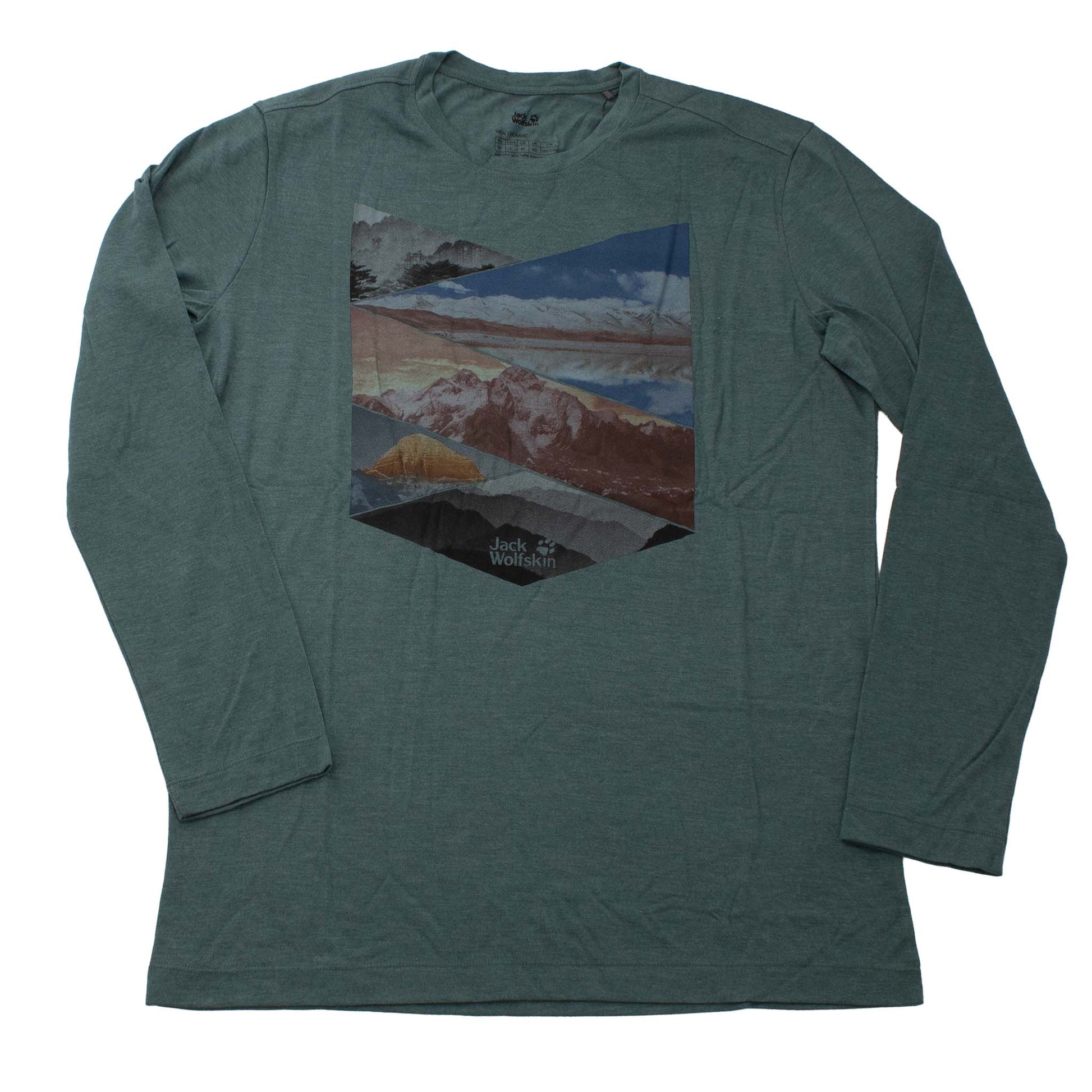 Jack Wolfskin Tencel Print Longsleeve Men 1807501-1159 M