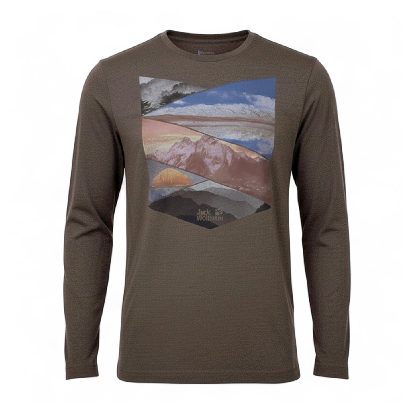 Jack Wolfskin Print Longsleeve Shirt Herren Sportshirt Berg Wandershirt