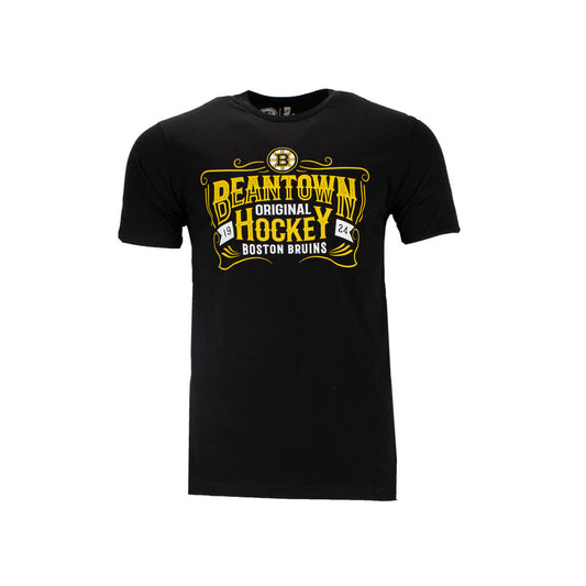 Fanatics NHL Boston Bruins kurzarm Herren T-Shirt Bean Town 1878MBLK2HTBBR