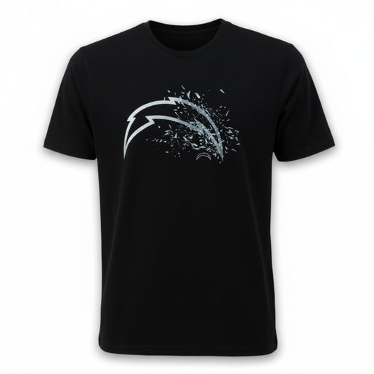 Fanatics NFL Los Angeles Chargers Herren Logo T-Shirt Schwarz 1878MBLK7HWLA2