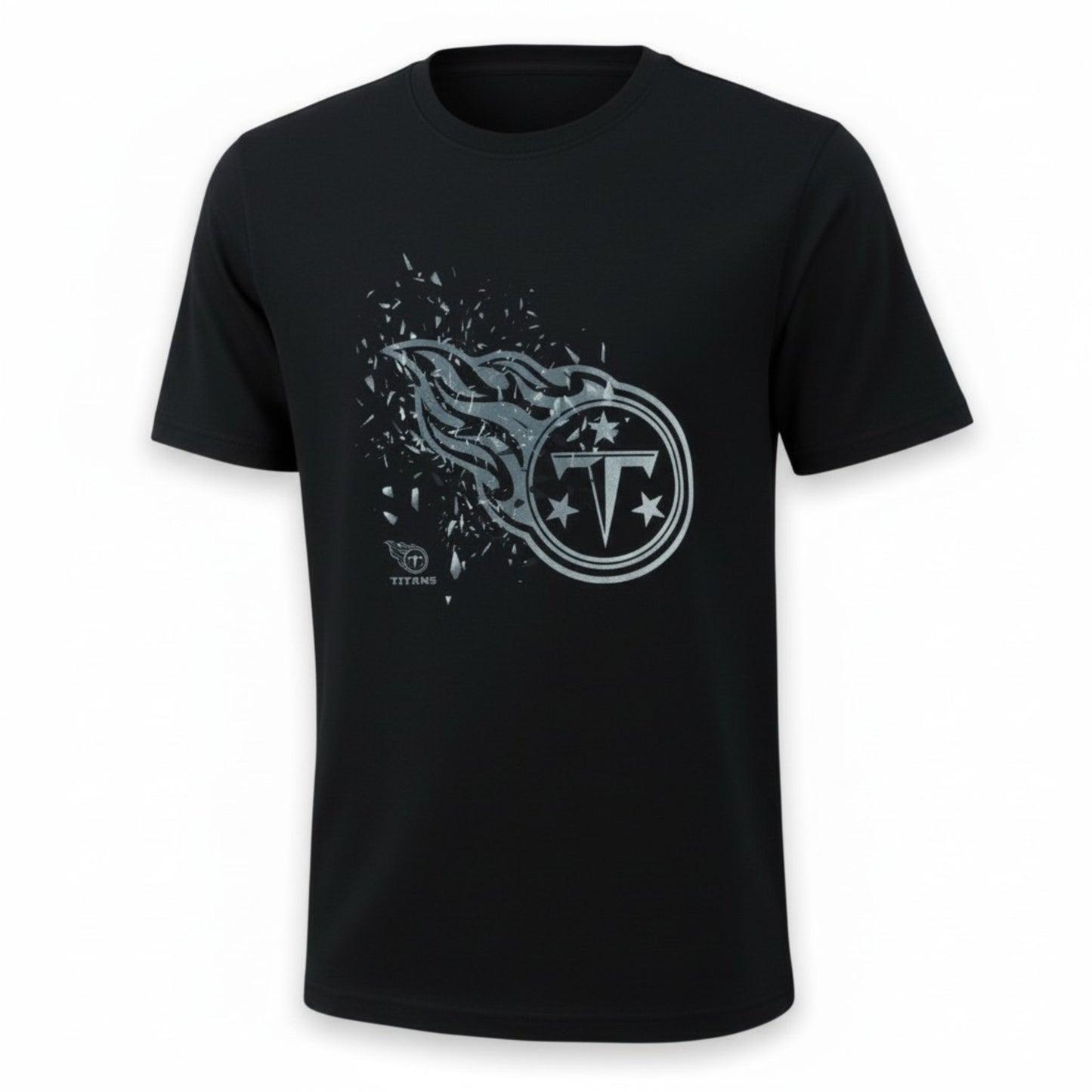 Fanatics NFL Tennesseee Titans Herren Logo T-Shirt Schwarz 1878MBLK7HWTTI