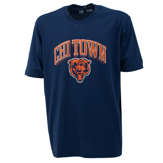 Fanatics NFL Logo Herren T-Shirt Chicago Bears Chi-Town Blau 1878MNVY1HTCBE