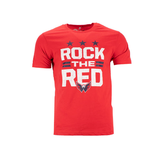 Fanatics NHL Washington Capitals kurzarm Herren T-Shirt Rock Rot 1878MURD1HTWCA