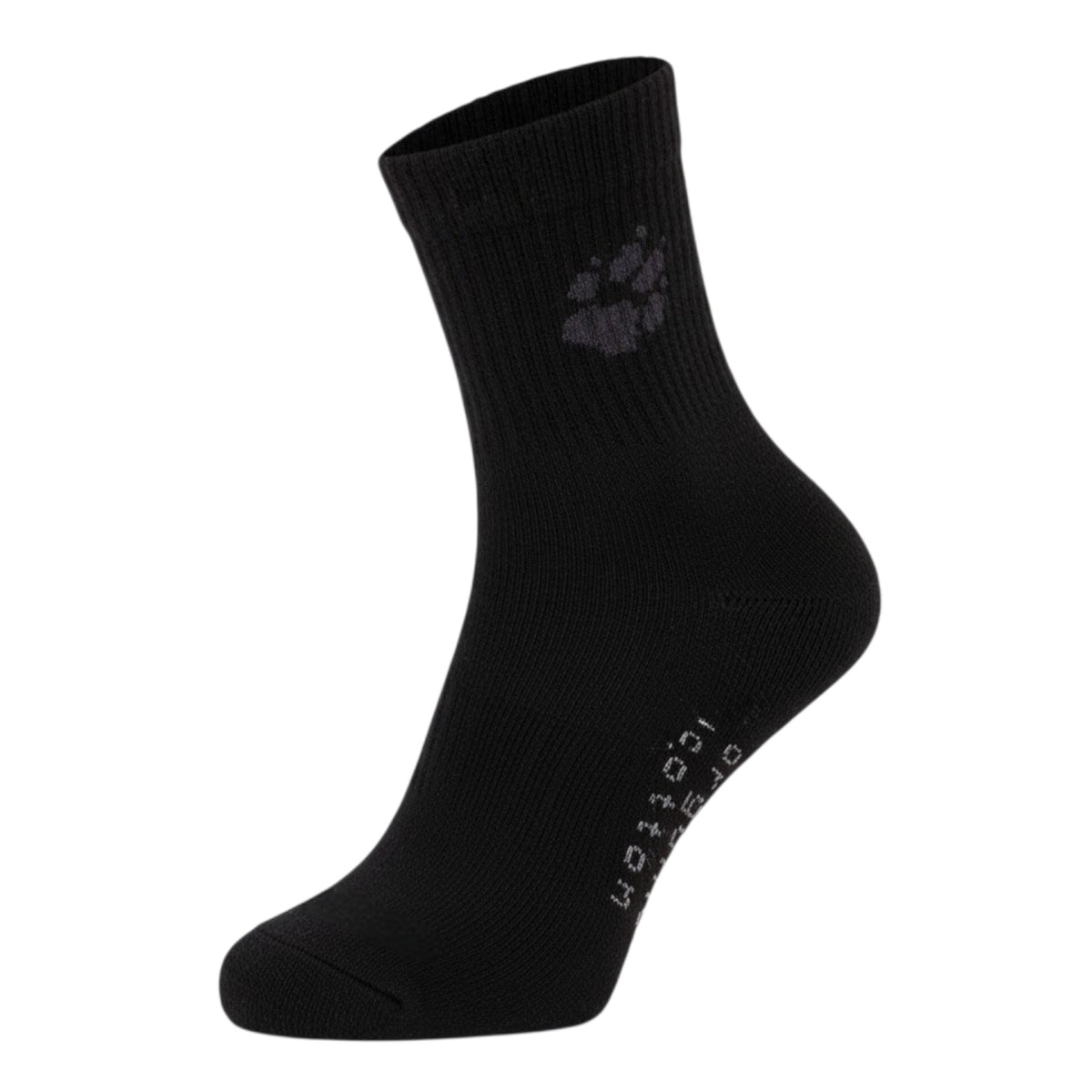 Jack Wolfskin Basic Sock Unisex Socken Strümpfe Baumwolle Schwarz 1900811-6000