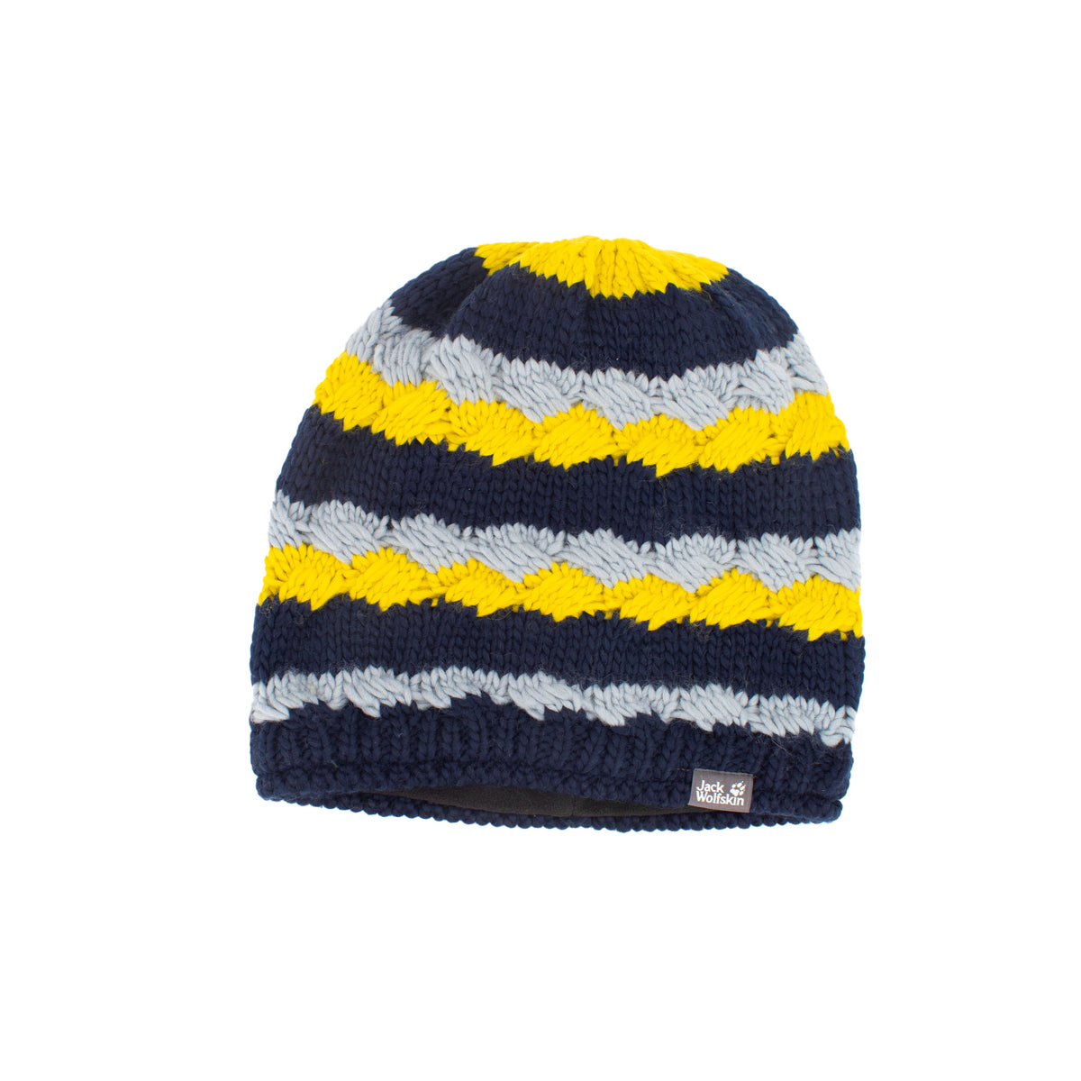 Jack Wolfskin Fancy Stripe Cap Beanie Dame Mütze Strickmütze Winter 1904541-1010 – Bild 1
