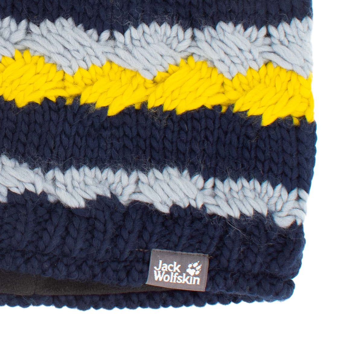 Jack Wolfskin Fancy Stripe Cap Beanie Dame Mütze Strickmütze Winter 1904541-1010 – Bild 2