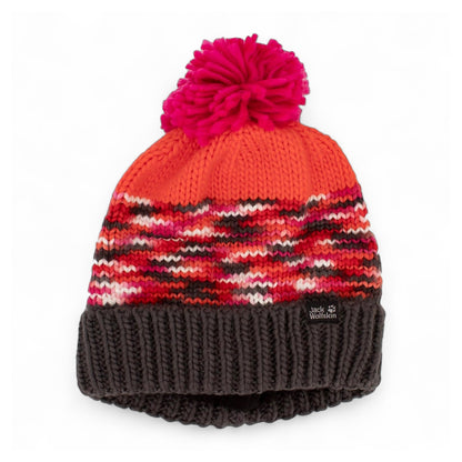 Jack Wolfskin Hopewell Rocks Cap Damen Winter Mütze Bommelmütze 1906441-3032