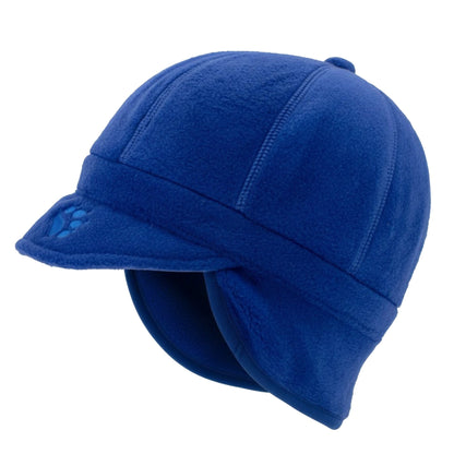 Jack Wolfskin Balloon Cap Kinder Winter Mütze Fleece Blau 1907161-1505