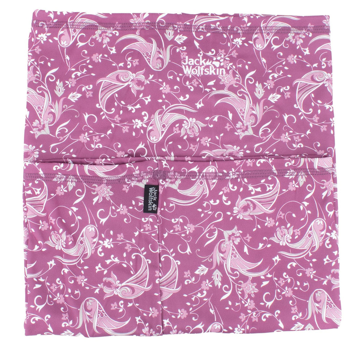 Jack Wolfskin Real Stuff Print Loop Schlauch Schal Neck Warmer Pink – Bild 1