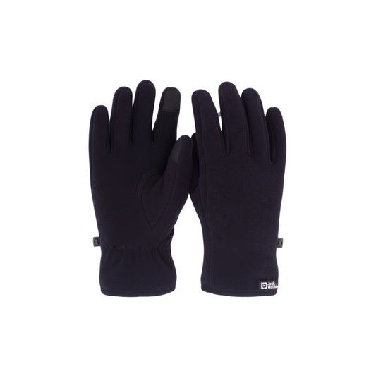 Jack Wolfskin Kaskaden Handschuhe Herren Fleecehandschuhe Touch Schwarz – Bild 1