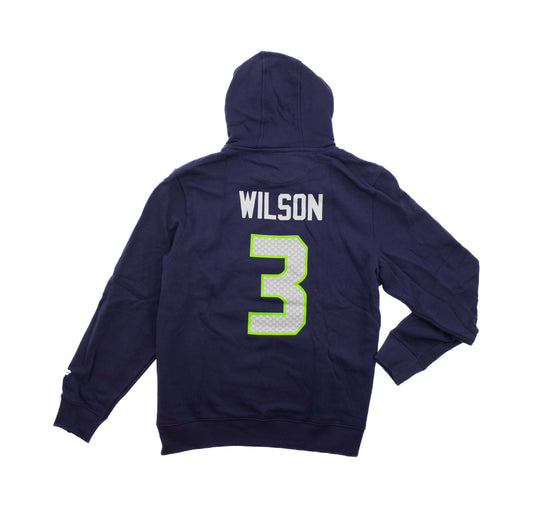 Fanatics NFL Seattle Seahawks Hoodie Herren Kapuzenpullover Nr. 3 Wilson Gr. 2XL