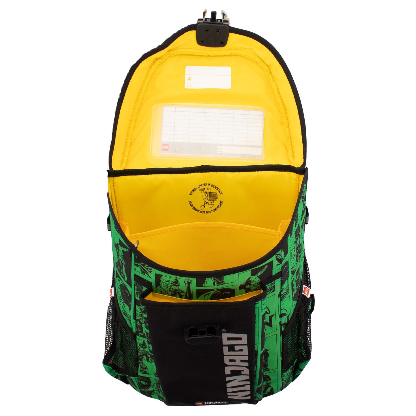Lego Ninjago Grün Easy School Bag Schultasche Ranzen