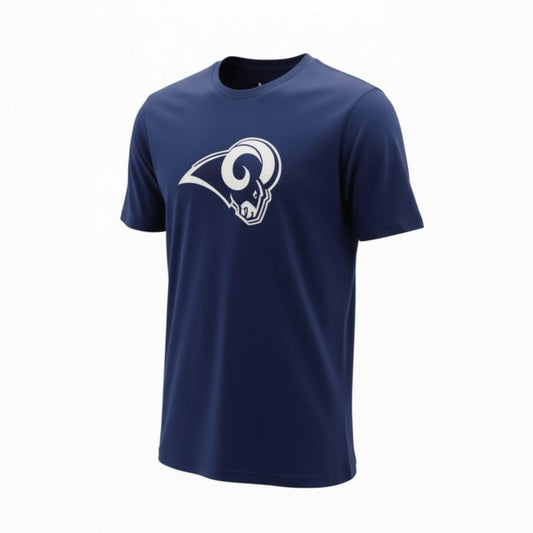 Fanatics NFL Los Angeles Rams Logo T-Shirt Herren blau 2019MNVY1OSLAR
