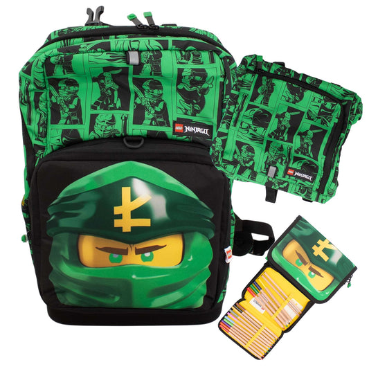 Lego Ninjago Schultasche 3-in-1-Set Schulranzen Sporttasche Federmäppchen
