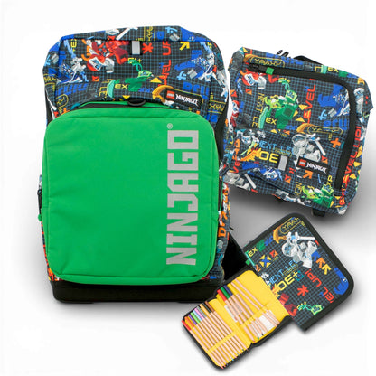 Lego Ninjago Schultasche 3-in-1-Set Schulranzen Sporttasche Federmäppchen