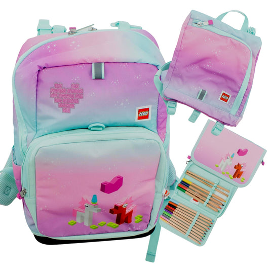 Lego Iconic Schultasche 3-in-1-Set Schulranzen Sporttasche Federmäppchen