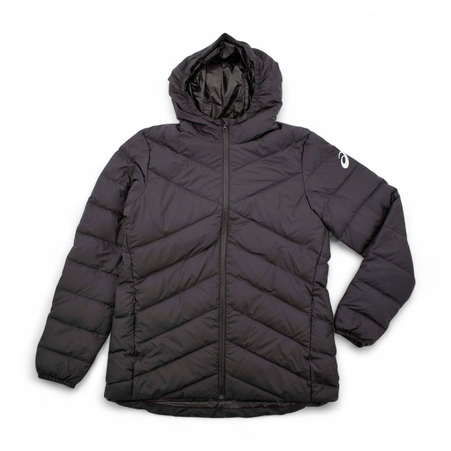Asics Down Hooded Jacke Damen Winterjacke Daunenjacke Gr. L