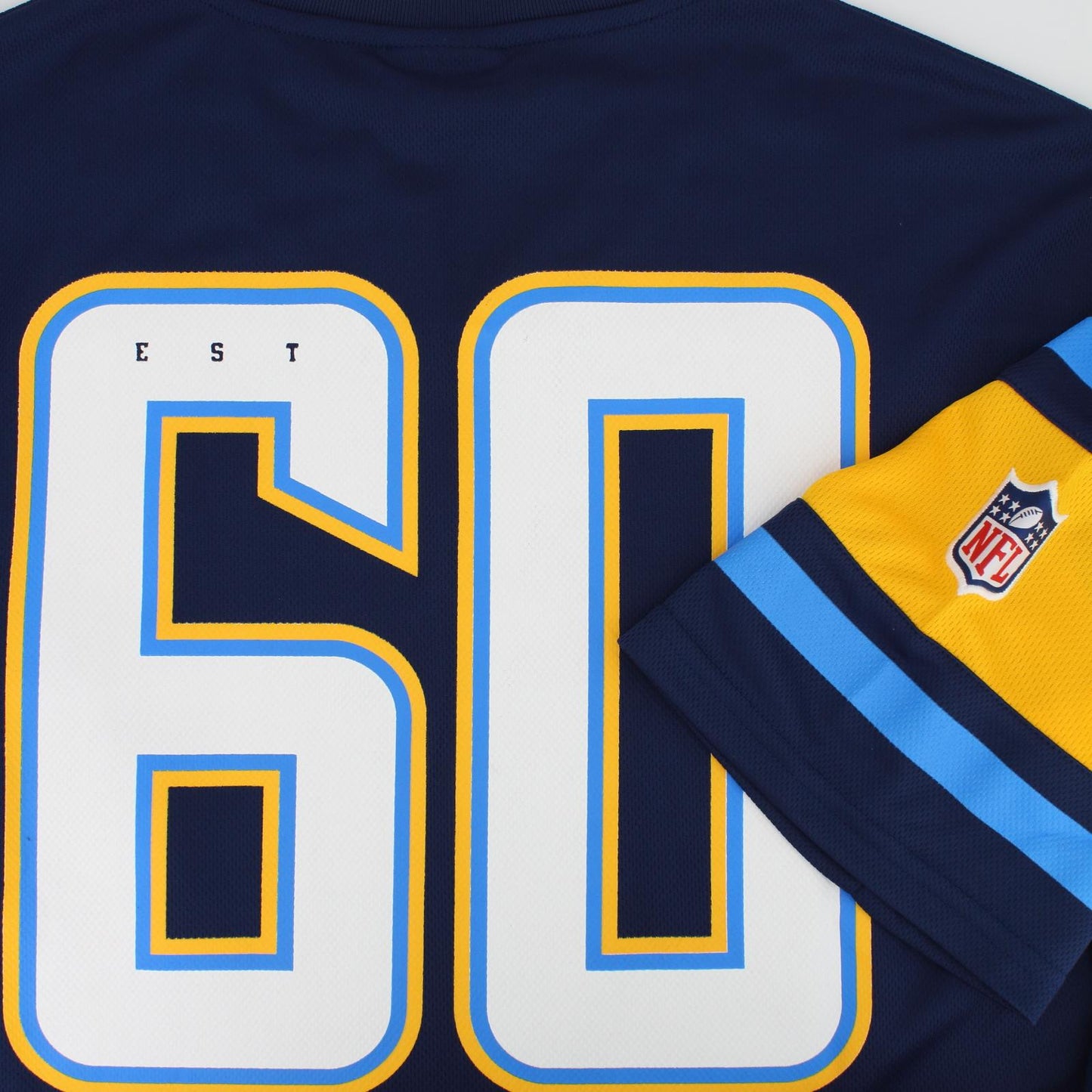 Fanatics NFL Football LA Los Angeles Chargers Herren T-Shirt Nr 60 Trikot blau