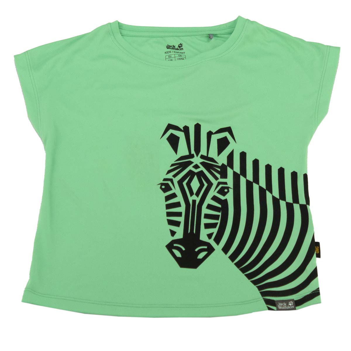 Jack Wolfskin Zebra Tee Girls Kinder Mädchen T-Shirt Sommershirt 1608351-4154 128