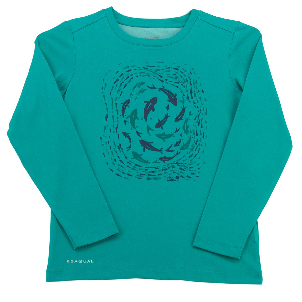 Jack Wolfskin Ocean Longsleeve Tee Kinder langarm Shirt recycelt 1608691-4094 128