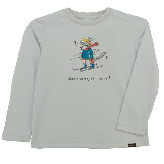 Jack Wolfskin Skiing Wolf Kinder Langarm Shirt Funktionsshirt Sport 1608831-5095 128