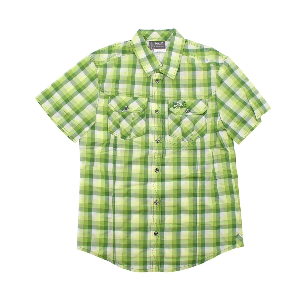 Jack Wolfskin Faro Sh Ivy Green Check – Bild 2