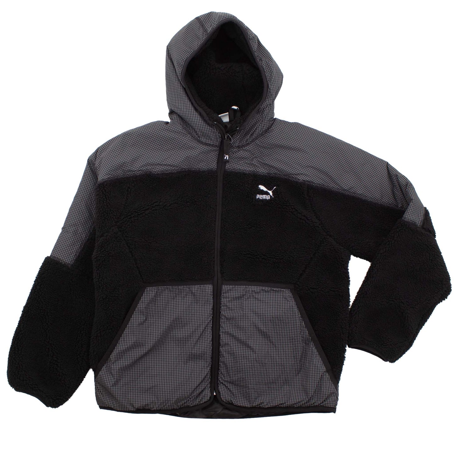 Puma Sherpa Hooded Jacke Herren Fleecejacke Outdoor-Jacke