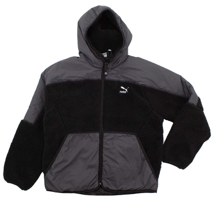 Puma Sherpa Hooded Jacke Herren Fleecejacke Outdoor-Jacke