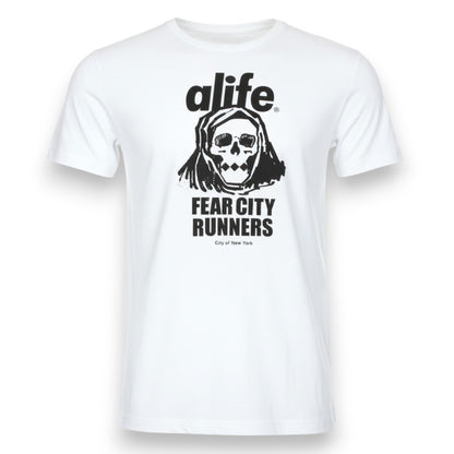 Puma Alife Olympic Logo kurzarm Herren T-Shirt Skull Weiß