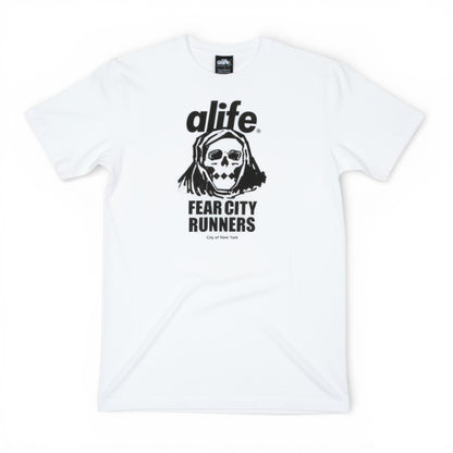 Puma Alife Olympic Logo kurzarm Herren T-Shirt Skull Weiß