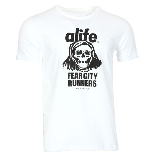 Puma Alife Olympic Logo kurzarm Herren T-Shirt Skull Weiß