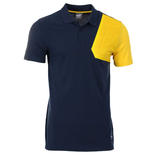 Puma RBR Red Bull Racing Herren Polo Shirt total Eclipse T-Shirt Blau 570959