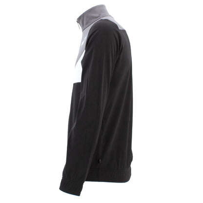 Puma Colorblock Kinder Trainingsanzug Poly Suit Jogginganzug Schwarz Jacke Hose