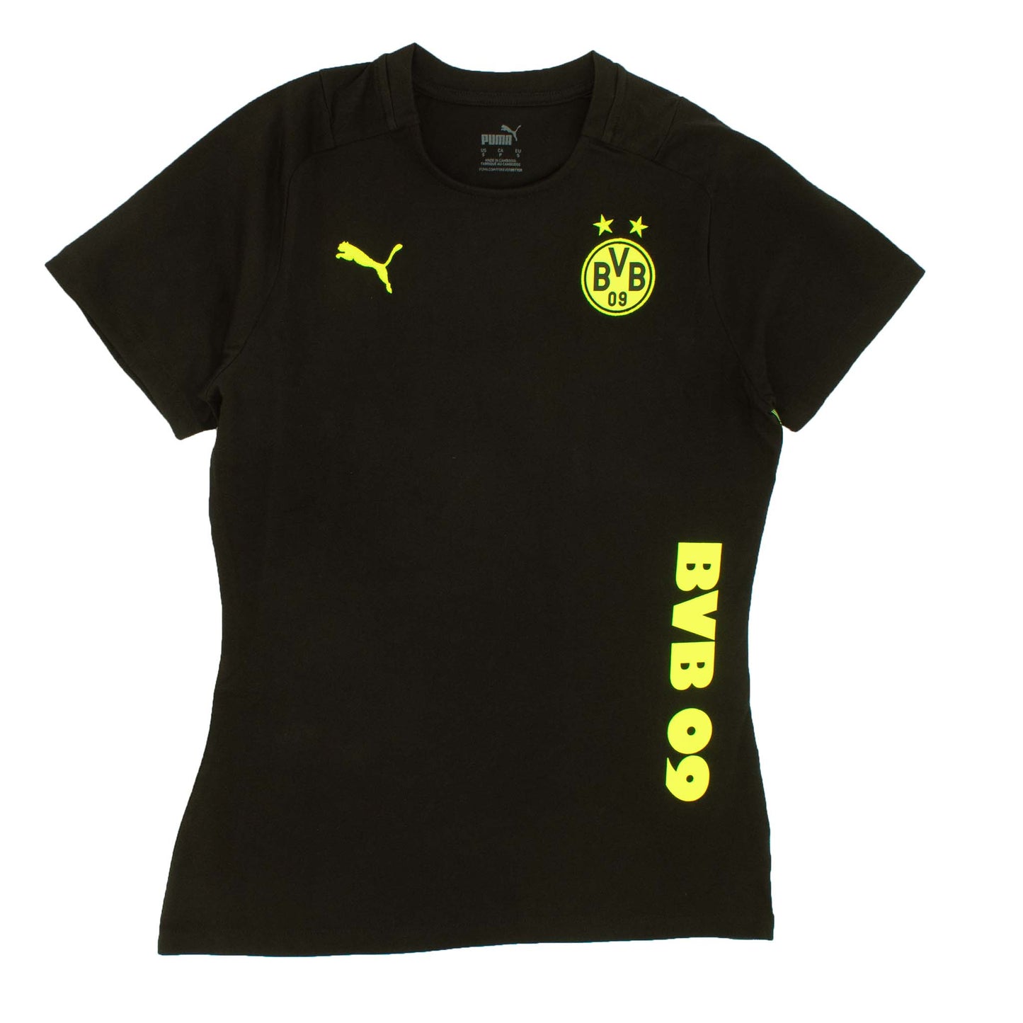 Puma BVB Borussia Dortmund Damen Casuals T-Shirt 759088-05 Schwarz M