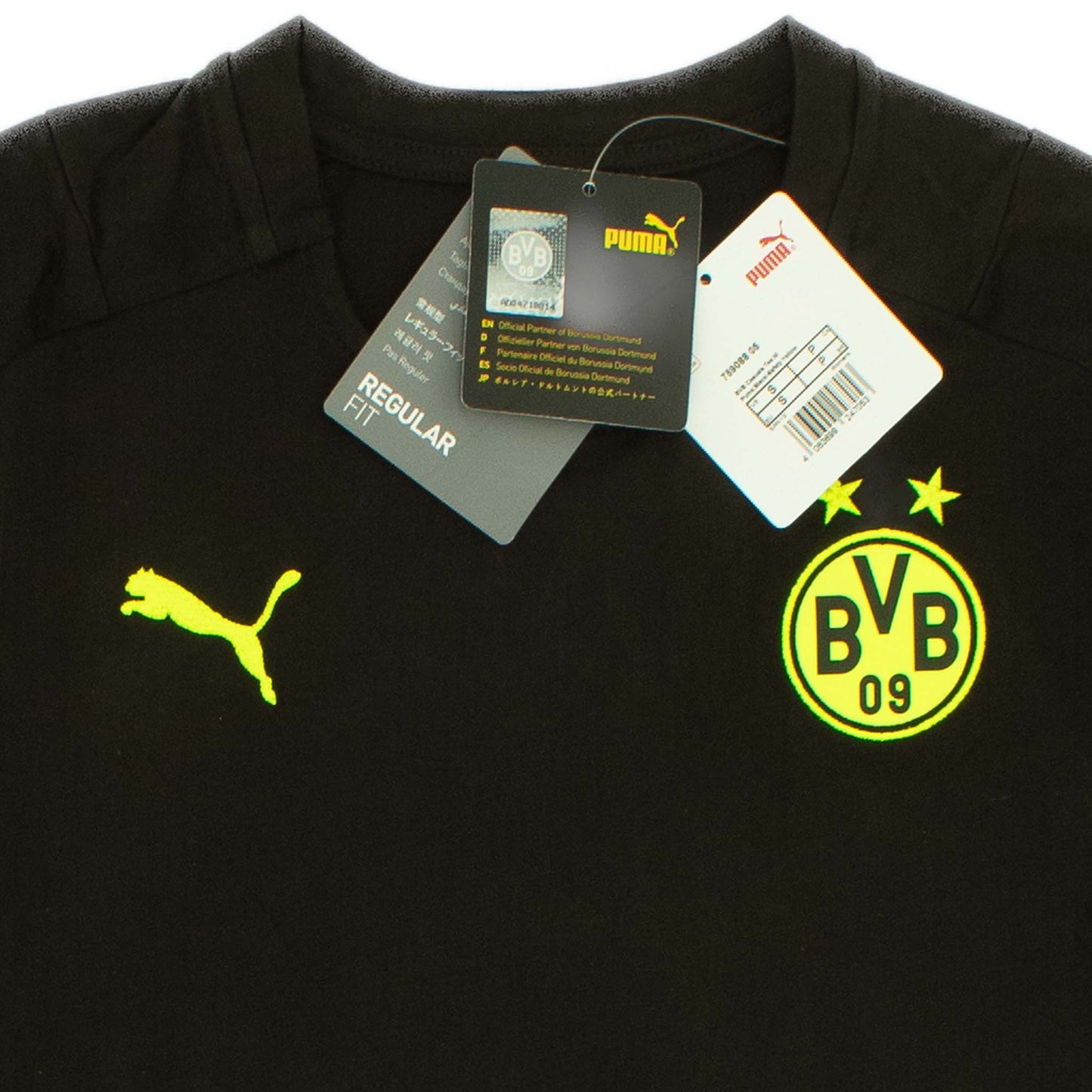 Puma BVB Borussia Dortmund Damen Casuals T-Shirt 759088-05 Schwarz M