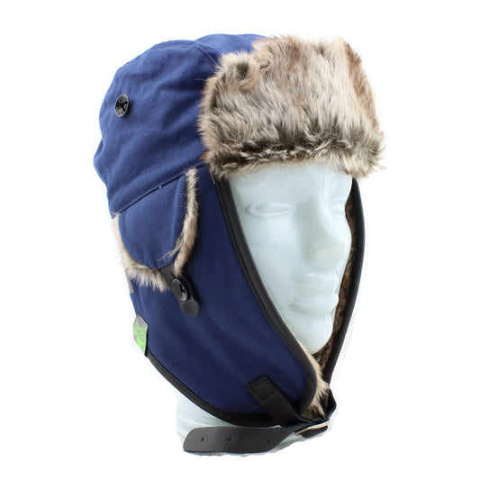 Herren Damen Trapper Hat Winter Mütze Russenmütze Fliegermütze Uschanka